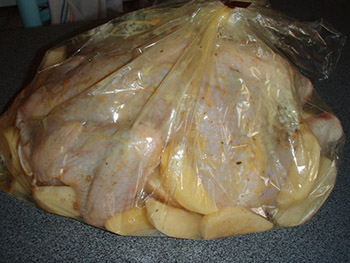 Рецепт: Как приготовить Курицу в рукаве ? Рецепт: Как приготовить Курицу в рукаве ?