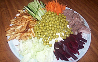 Салат базар или вегетарианское ассорти. Салат базар или вегетарианское ассорти.